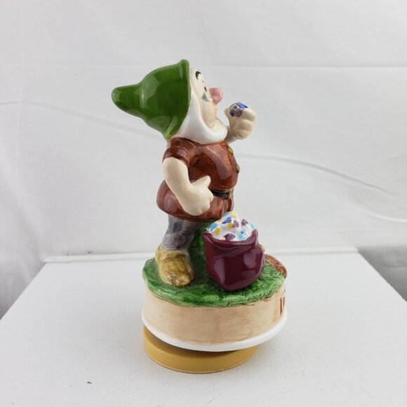 Schmid Disney Doc Seven Dwarfs Musical Hand Painted Figurine - Picture 2 of 5